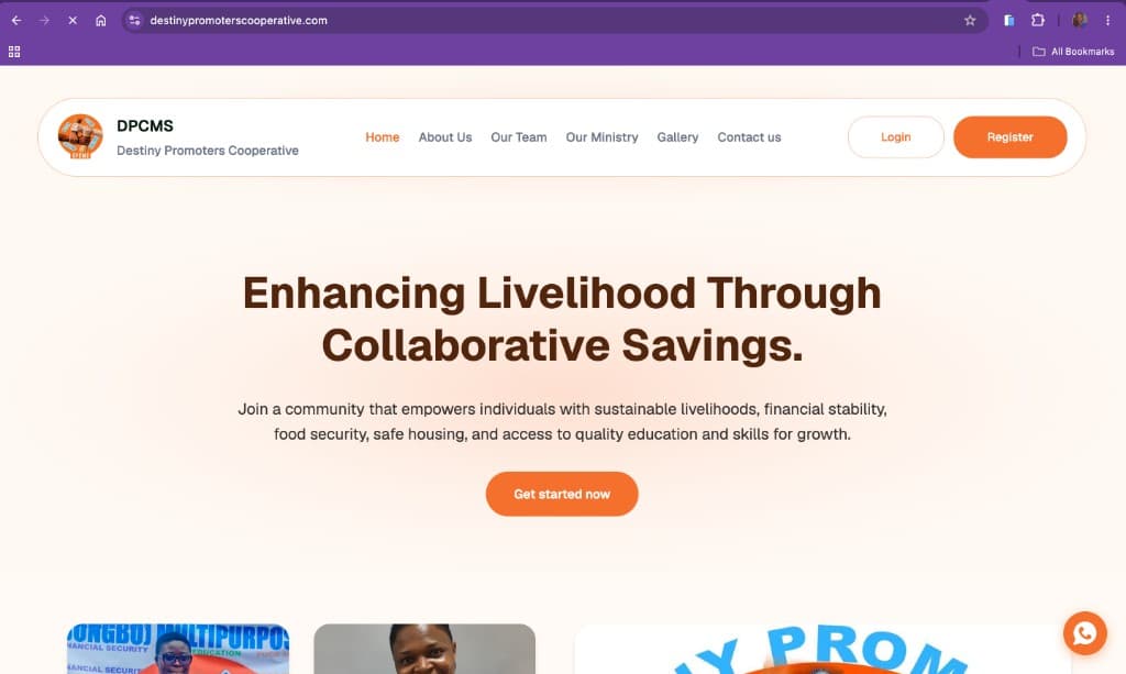 Destiny Promoters Cooperative Management System (DPCMS)