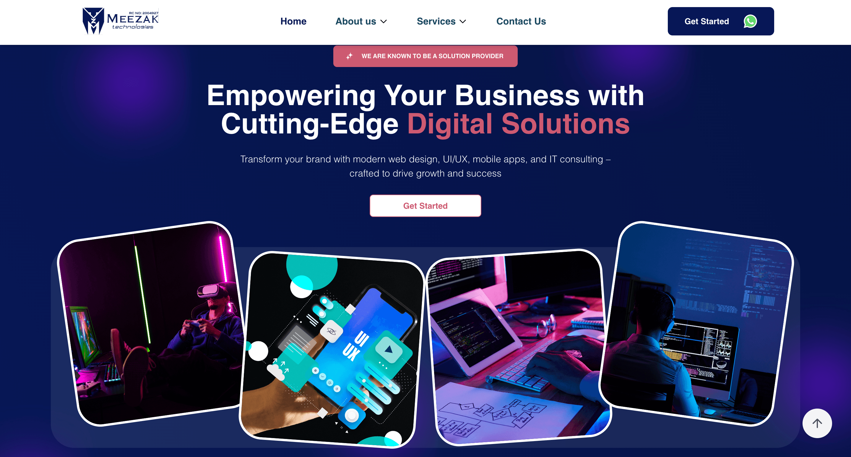 Meezak Corporate Website